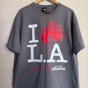 ✨HELL STAR “I Love L.A.” Graphic T-Shirt